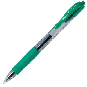 Pilot Bolígrafo Retráctil Tinta de Gel G-2 0.7 Verde