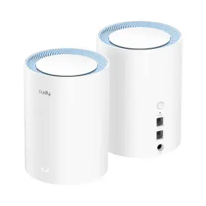 Cudy M1200 Pack de 2 Sistemas WiFi Mesh AC1200 Dual Band, 867Mbps 5GHz, 300Mbps 2.4GHz