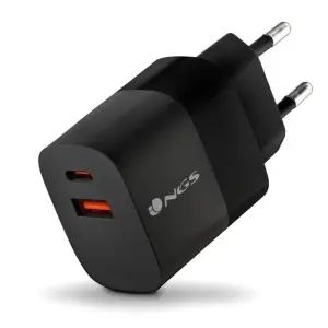 NGS Cargador de Pared 33W Ultra Gan 2 USB-C y 2 USB-A