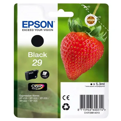 Epson T2981 Cartucho de Tinta Original Negro