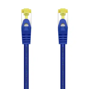 AISENS Cable De Red Latiguillo RJ45 LSZH Cat.7 600 MHz S/FTP PIMF AWG26, Azul, 2.0 m