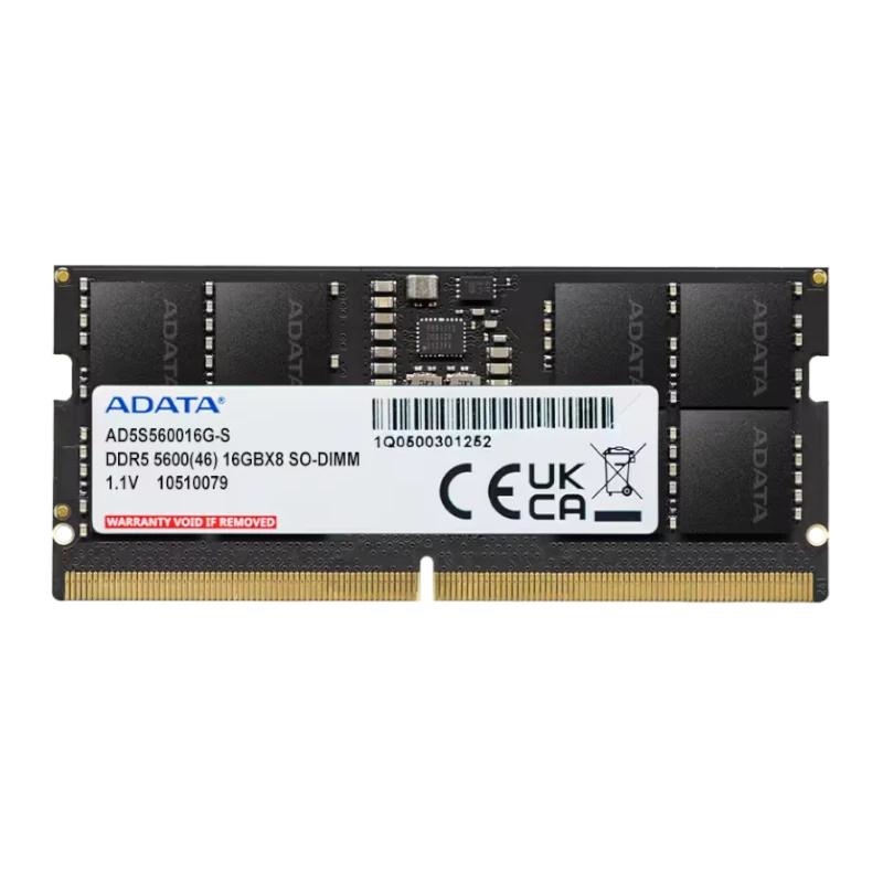Adata Ram Ad5S560016G-S 16Gb 5600Mhz Ddr5 Sodimm