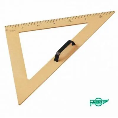 Faibo Escuadra Pizarra 50 Cm Graduado Plastico