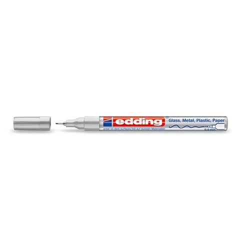 Edding Marcador Permanente 780 Plata