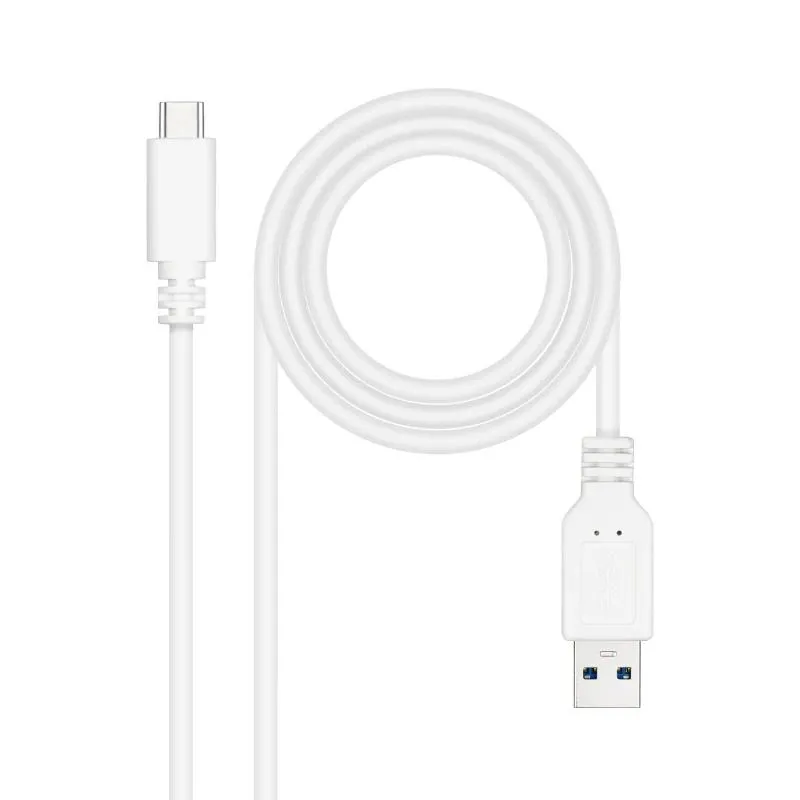 Nanocable Cable Usb 3.1 Gen2 Usb-C/A 1 M Blanco