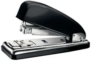 Petrus 226 WOW Grapadora Metálica Negra + Caja de 200 Grapas - Hasta 30 Hojas