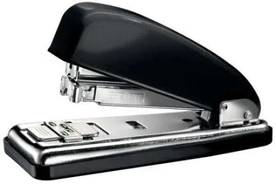 Petrus 226 WOW Grapadora Metálica Negra + Caja de 200 Grapas - Hasta 30 Hojas