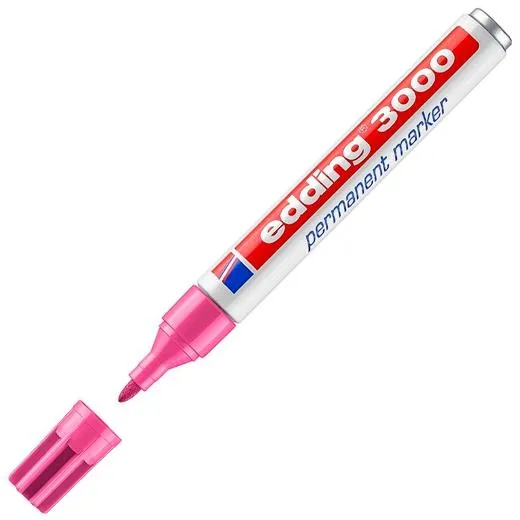 Edding Marcador Permanente 3000 Rosa