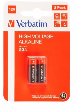 Verbatim Pila Alcalina 12V - Lr23A/Lrv08 Blister De 2
