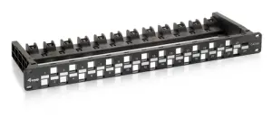 EQUIP Patch Panel Vacío Cat.6A 24 Puertos Keystone 1U
