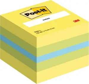 Post-It Notas Adhesivas Colores 51x51mm 400 Hojas Block Limon, Verde, Azul, Amarillo