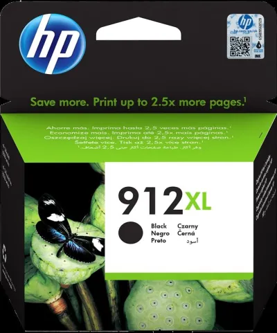 HP Cartucho de Tinta Negro DeskJet / DeskWriter Nº912XL