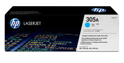 HP Toner Cian LaserJet Pro 300/400 - 305A M351A/M375NW/M451DN/DW/NW
