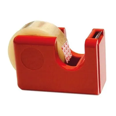 Fixo Cinta Adhesiva Junior 19mm x 33m Con Portarrollos Dispensador Caramelo