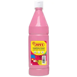 Jovi Tempera Paint Líquida 1000ml - Base Agua - Color Rosa - Secado Rápido