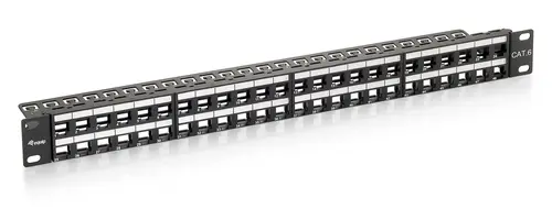 Patch Panel Vacio Utp Cat.6 48 Puertos Keystone Slim 1U