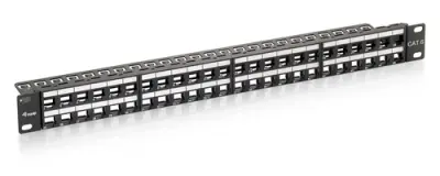 EQUIP Patch Panel Vacío UTP Cat.6 48 Puertos Keystone Slim 1U