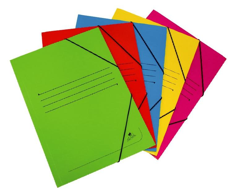 Mariola Carpeta Cartón 500 Gr Solapa Gomas Folio Mate Rojo -20U-