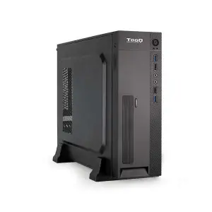 TOOQ TQC-3008U3CD Caja Slim MATX Micro ATX/Mini ITX con Fuente SFX 500W y Lector de Tarjetas 2xUSB 3.0