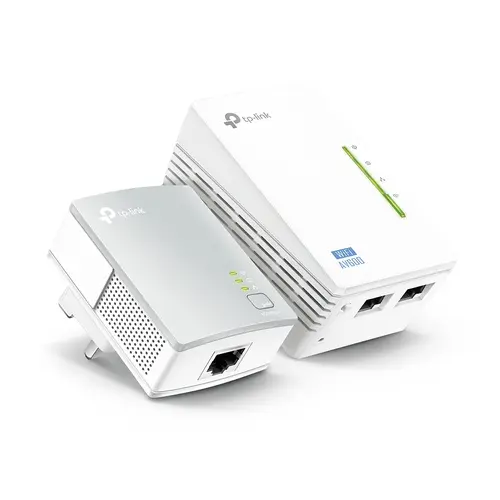 Homeplug Wifi Tp-Link Tl-Wpa4220Kit 300Mb Av600 Con 2 Puertos Ethernet Kit Compuesto De Un Tl-Wpa4220 Y Un Tl-Pa4010