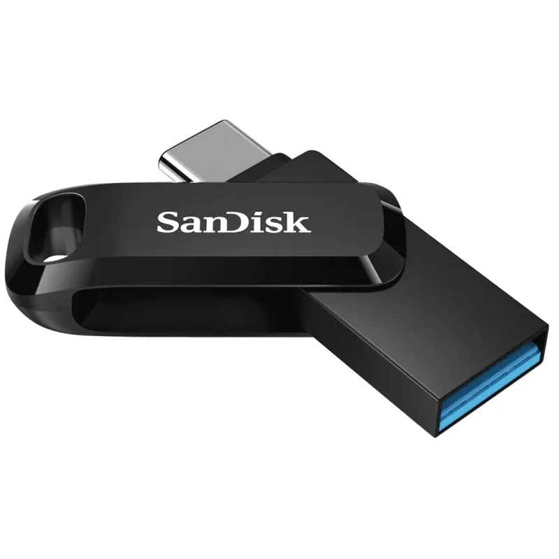 SanDisk Ultra Dual Drive Go 32GB USB-C y USB-A - Hasta 150MB/s Lectura - Negro