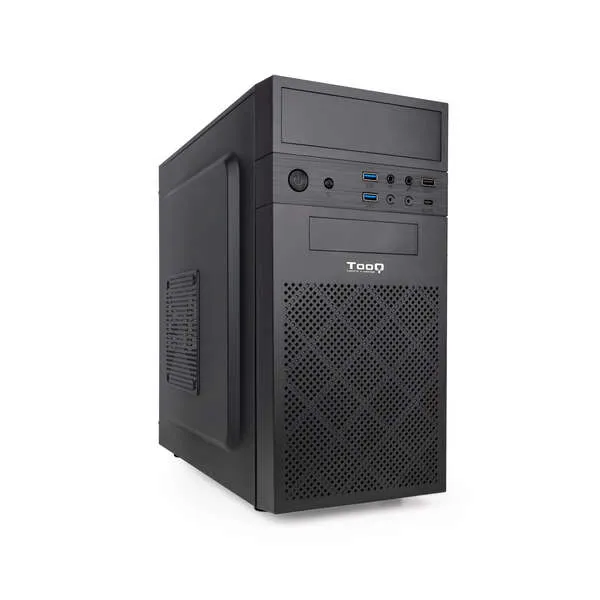 TooQ TQC-4701U3C-B Caja Minitorre MATX Micro ATX/Mini ITX Negra con 2x USB 3.0 y Lector de Tarjetas