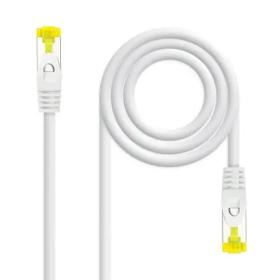 Nanocable Cable Red RJ45 S/FTP CAT.6A LSZH AWG26 25 cm Color Blanco