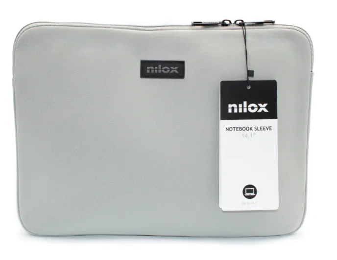 NILOX FUNDA COLOR SLEEVE PORTÁTIL DE 14,1 GRIS