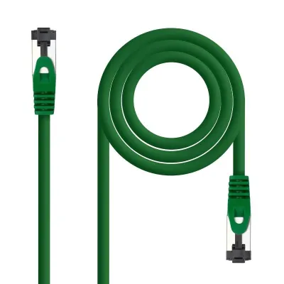 Nanocable Cable de Red Cat. 8.1 2GHz SSTP Verde 0,25m