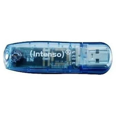 Intenso Lápiz USB 2.0 Rainbow 4GB Azul