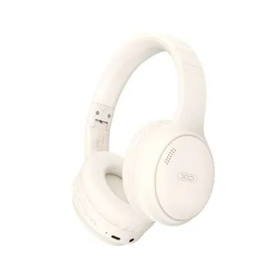 XO Auriculares Bluetooth 5.3 ANC con Altavoz de 40mm y Batería de 1000mAh, 115 Horas de Música, Color Blanco
