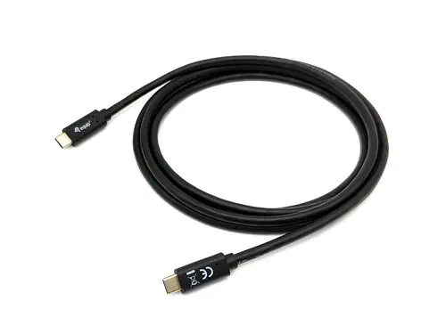 Cable Usb-C A Usb-C 2M Equip 128347 Transferencia 5G 3A Color Negro