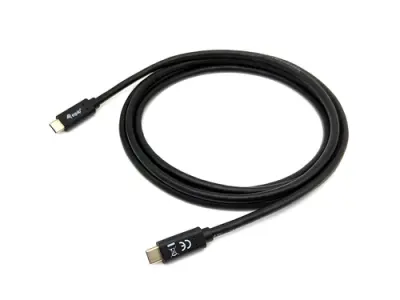 Equip Cable USB-C a USB-C 1M 5G 3A Color Negro