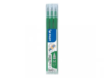 Pilot Recambio Bolígrafo Frixion 0.7 Verde Pack 3 Ud