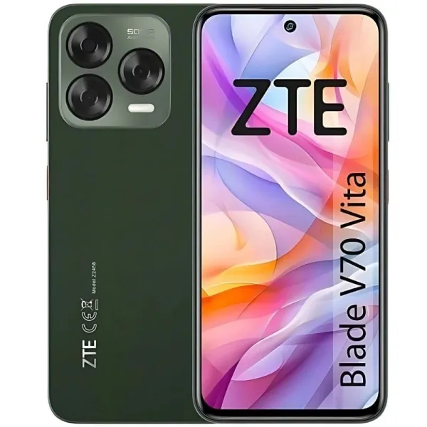 Zte Blade V70 Vita Smartphone Pantalla 6,7" - 8+12 Gb Ram - 256 Gb - 90 Hz - Camara 50 Mp -  Bateria 5000 Mah - Color Verde