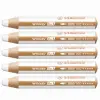 Stabilo Lápices De Colores Woody 3 En 1 Blanco Estuche 5 Unidades