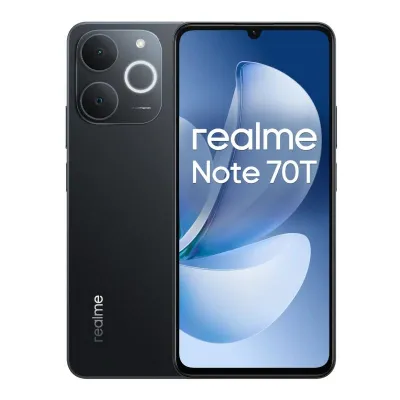 Realme Note 70T Smartphone 6.75" AMOLED 90Hz 4GB RAM 128GB 6000mAh Negro
