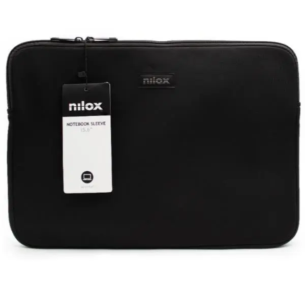 Nilox Funda Color Sleeve Portátil 15,6" Negra