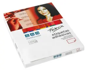 Fabrisa Etiquetas Adhesivas Multifunción 70x37mm Rectos 24x100h Blancas