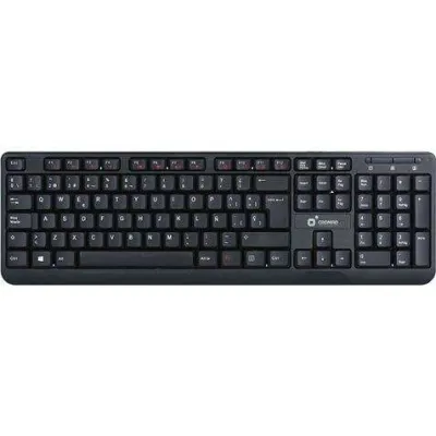 Cromad T50 Teclado Multimedia USB con Teclas FN y Diseño Extrafino