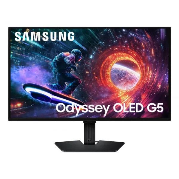 Samsung Odyssey Oled G5 Monitor 27" Oled Qhd 180Hz Freesync Hdr10 - Respuesta 0.03Ms - Angulo De Vision 178º - Hdmi, Displayport - Vesa 100X100Mm