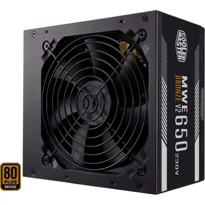 Cooler Master Fuente de Alimentación 80+ Bronze 650W ATX 3.1 PFC Activo Ventilador 120mm