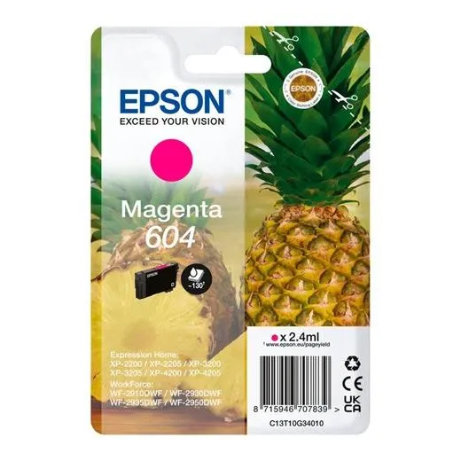 Epson 604 Cartucho de Tinta Original Magenta