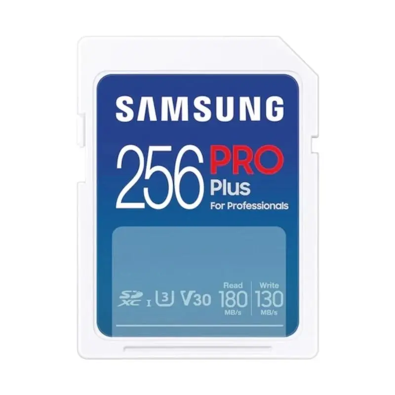 Samsung SD Pro Plus 256GB U3 V30 Tarjeta de Memoria