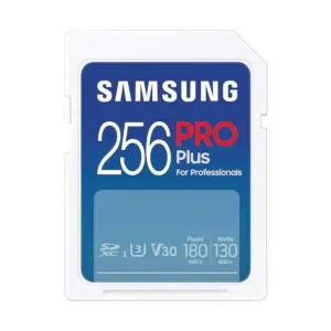 Samsung SD Pro Plus 256GB U3 V30 Tarjeta de Memoria