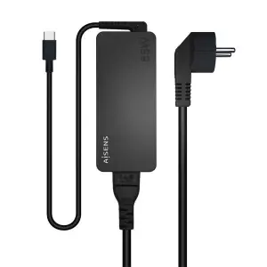 Aisens Cargador 65W USB-C PD3.0 Negro 1.8m