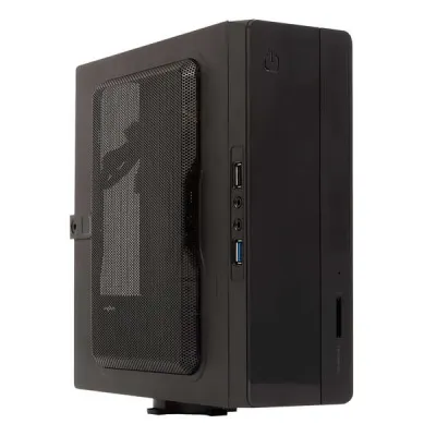 Unykach Uk1007 Caja Torre Mini-Itx - Fuente De Alimentacion 150W Incluida - Tamaño Disco Soportado 2.5" - Usb-A 2.0/3.2 Y Audio
