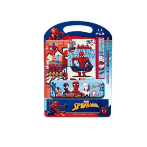 Safta Spider-Man Attack Pack Escolar con Plumier Metálico y Accesorios A4/A6