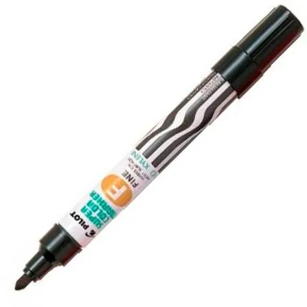 Pilot Marcador Permanente Sca-F Recargable Negro