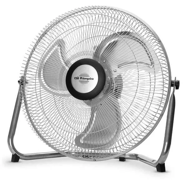 Orbegozo Pw 1240 Ventilador Industrial Potente Y Seguro - 3 Velocidades De Ventilacion - Motor Eficiente Y Bajo Consumo - Rejilla De Proteccion - Asa De Transporte - Base Estable